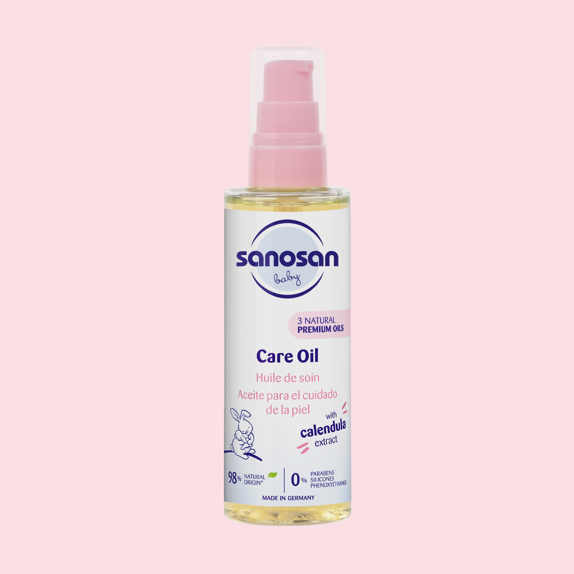 Sanosan Baby Care Oil- With Organic Olive, Almond & Sunflower seed oil - DreamyDerma