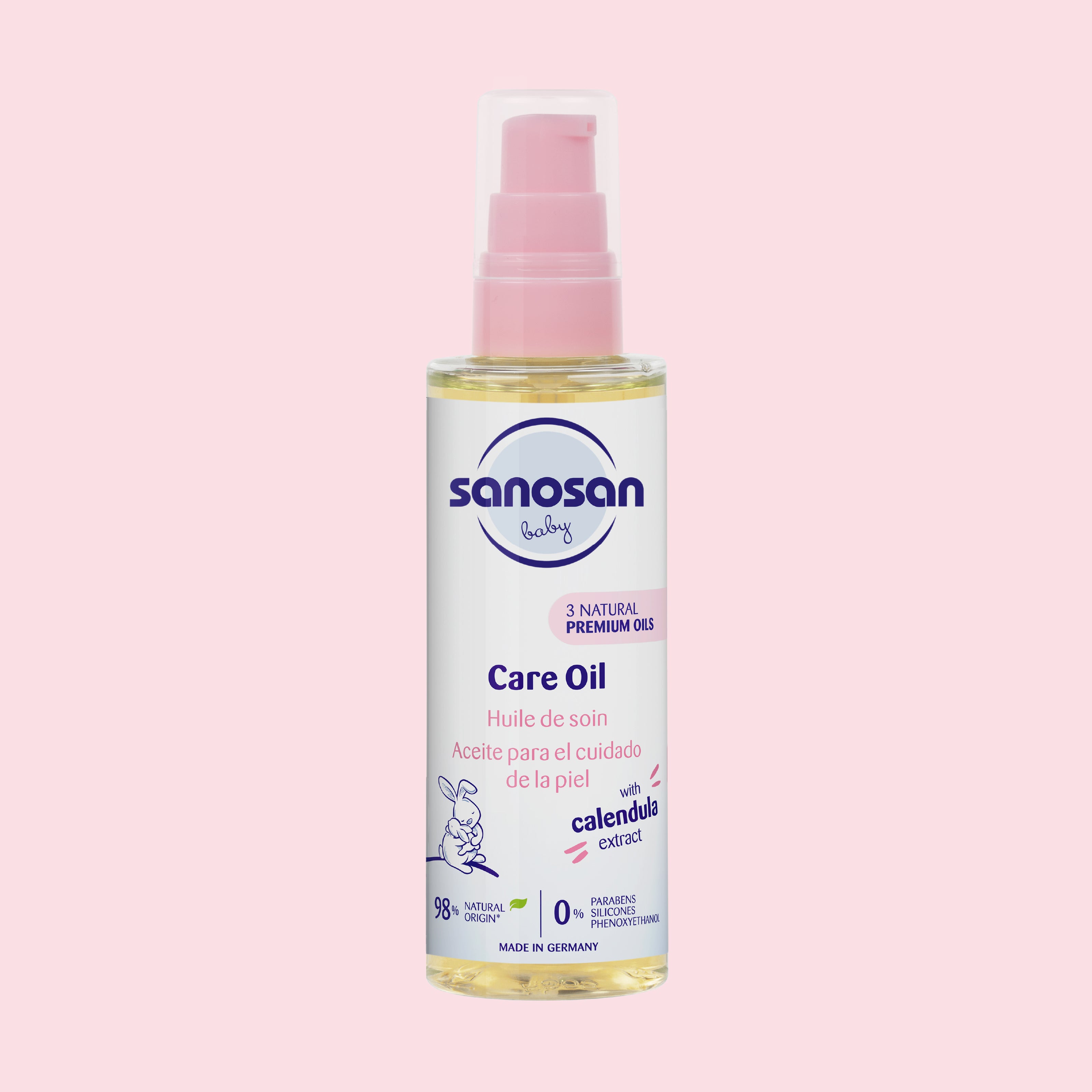 Sanosan Baby Care Oil- With Organic Olive, Almond & Sunflower seed oil - DreamyDerma