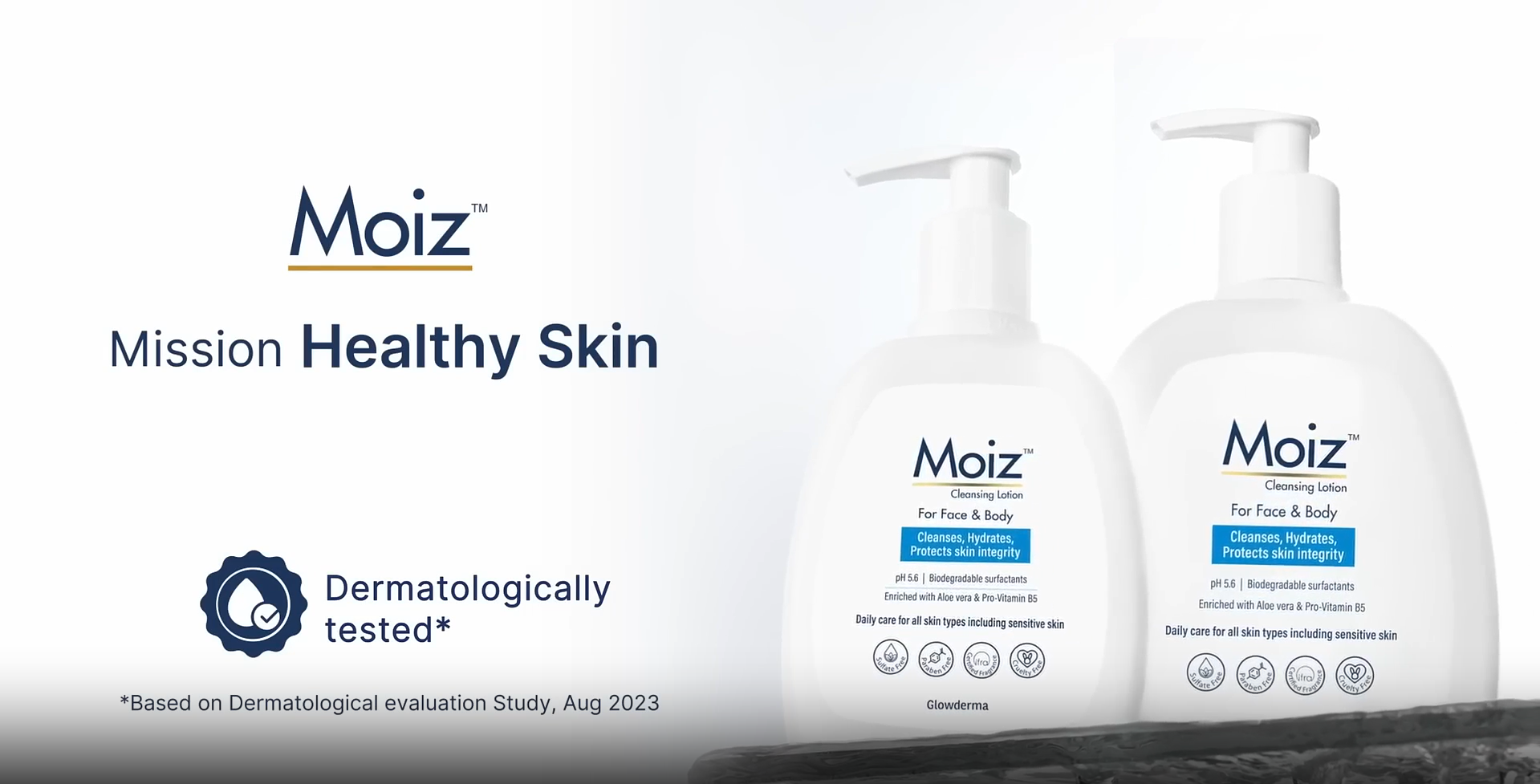 Load video: Moiz Cleansing Lotion Video