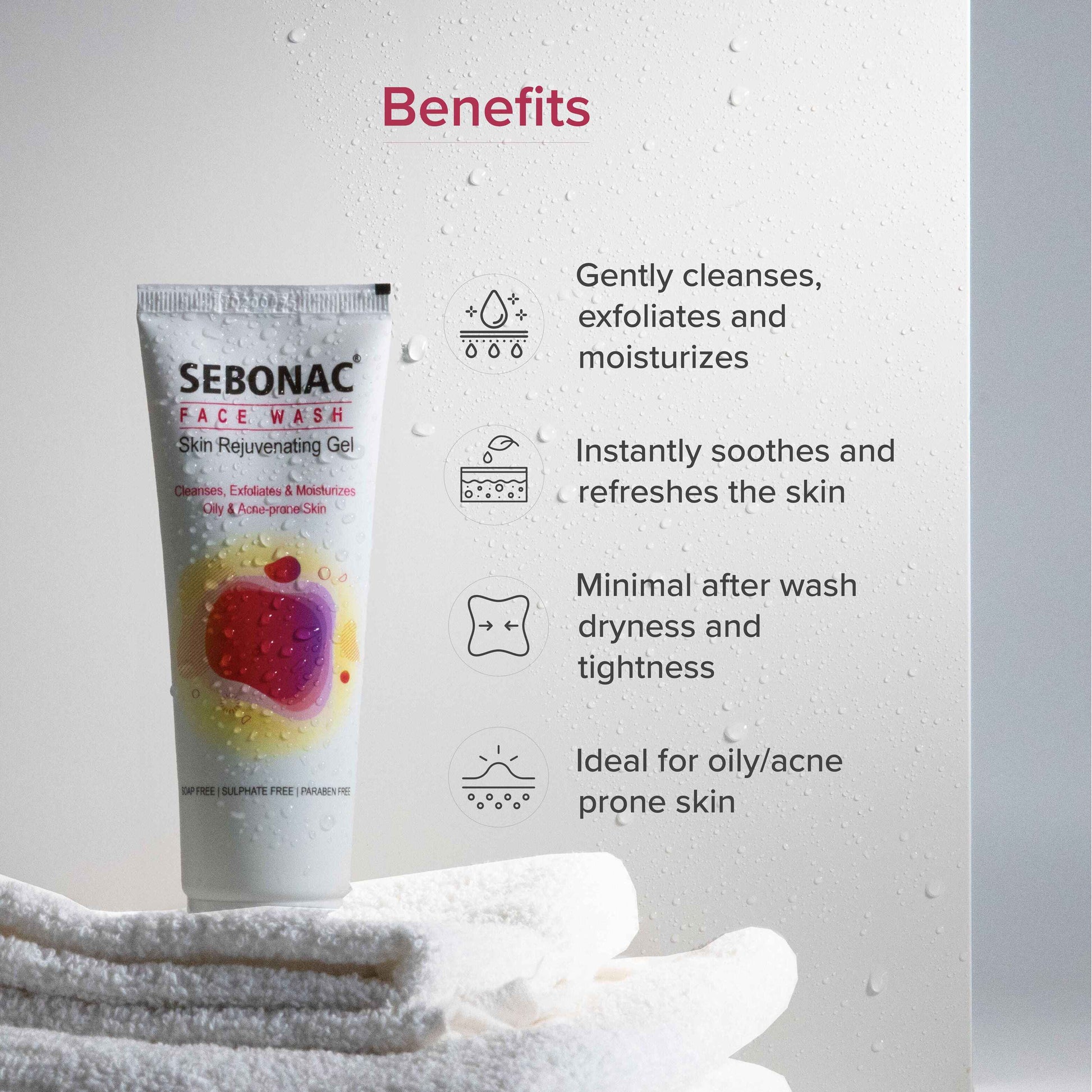 Sebonac Face Wash - Acne & Oil Control - DreamyDerma