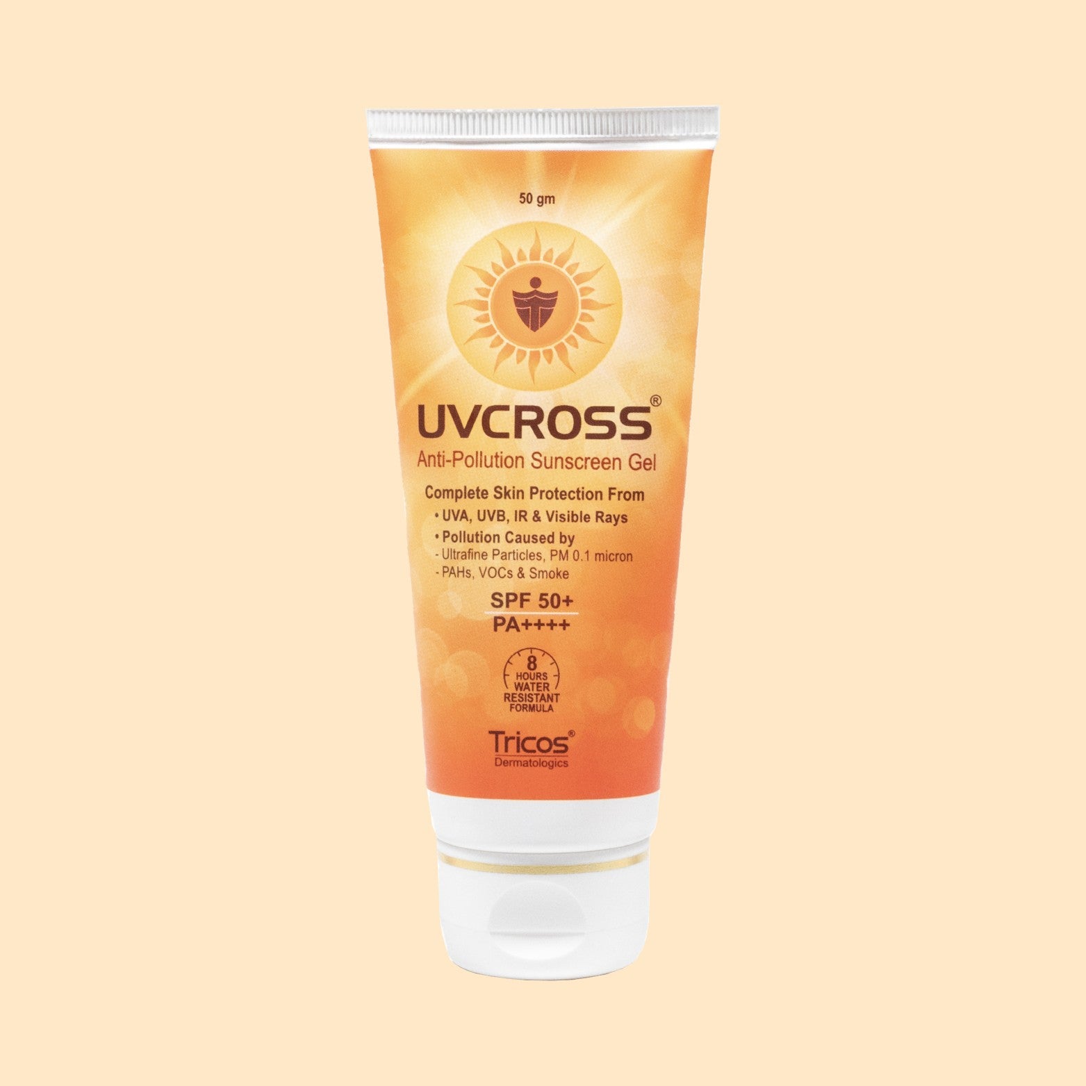 UVCROSS Sunscreen Gel- SPF 50+ UVA & UVB Broad Spectrum Protection - DreamyDerma