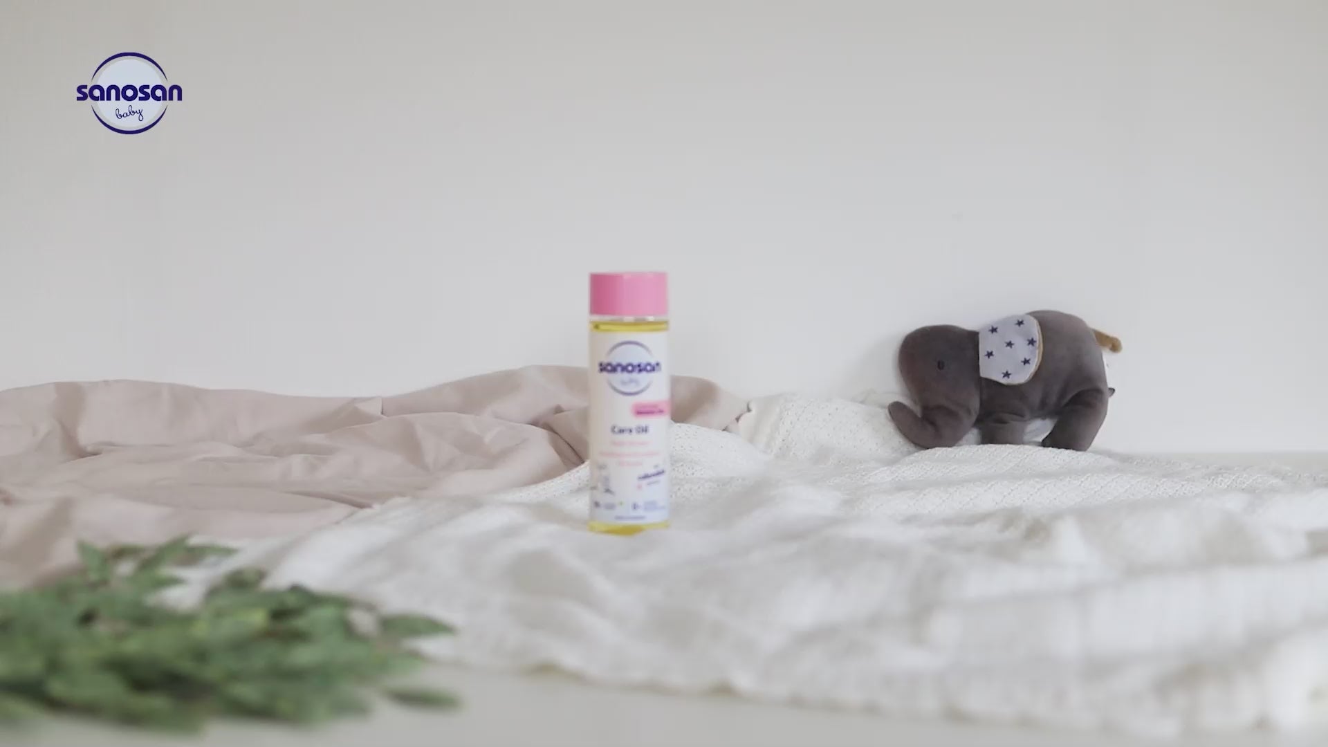 Load video: sanosan baby care oil video