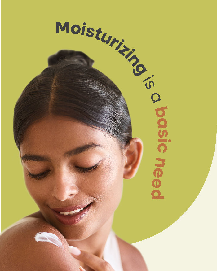 girl with moisturized skin
