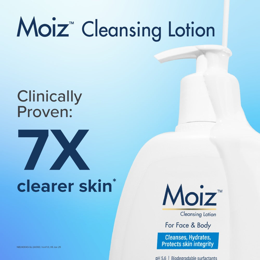 Moiz Cleansing Lotion - Gentle Face & Body Cleanser