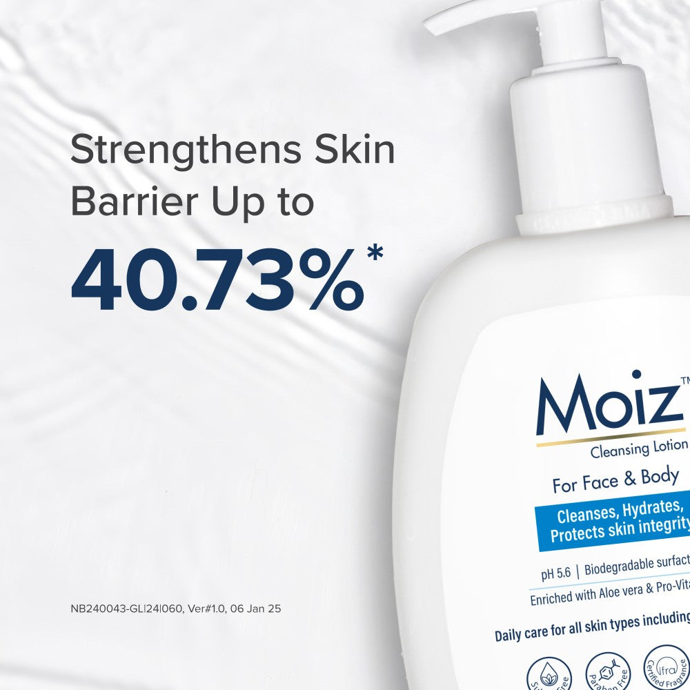 Moiz Cleansing Lotion - Gentle Face & Body Cleanser
