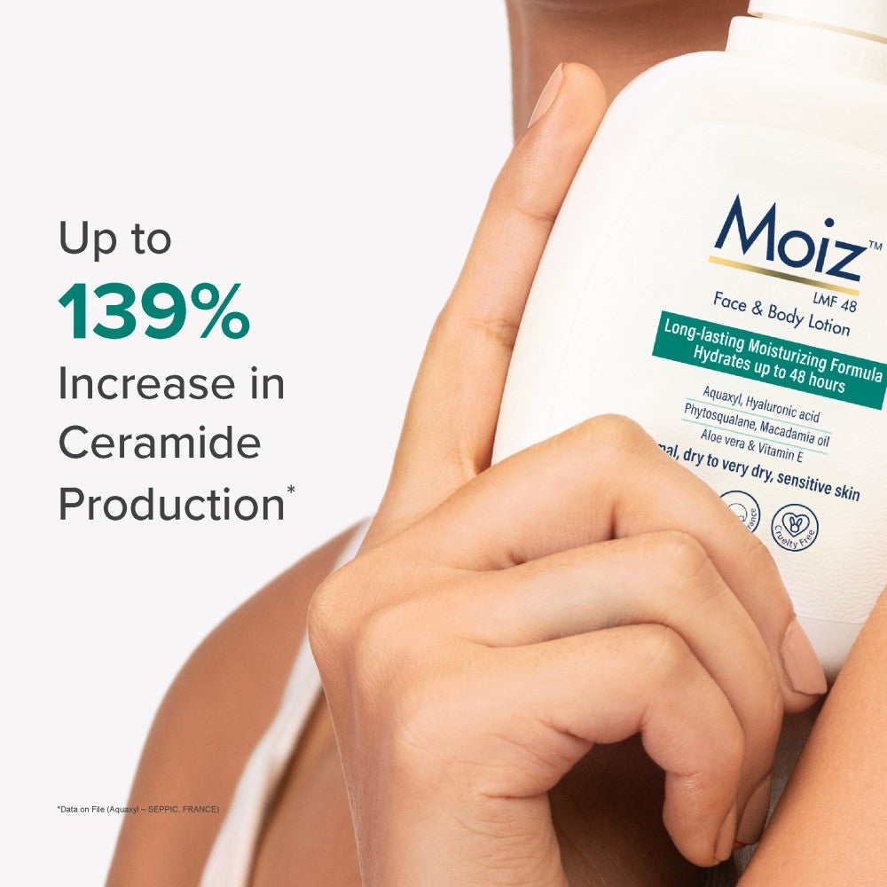 Buy Moiz LMF 48 Face & Body Lotion Online at DreamyDerma