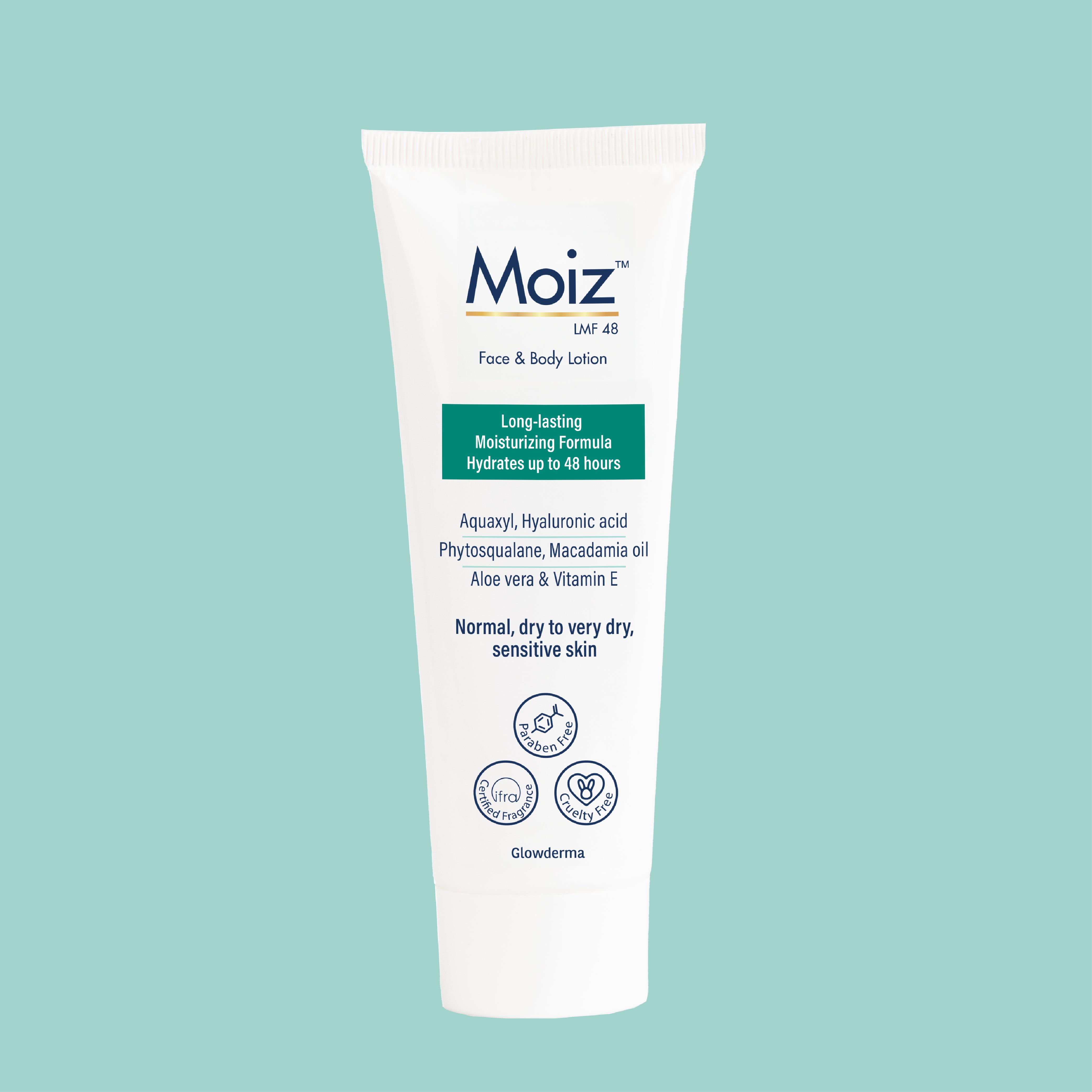 Moiz Cleansing Lotion 200 ml + Moiz LMF 48 Lotion 75 ml (For deep