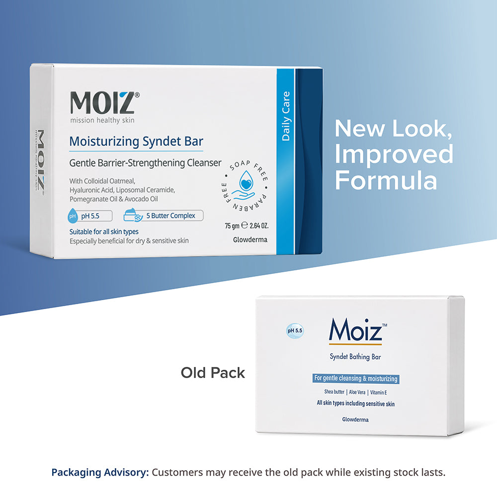 Moiz Moisturizing Syndet Bar - pH Balanced