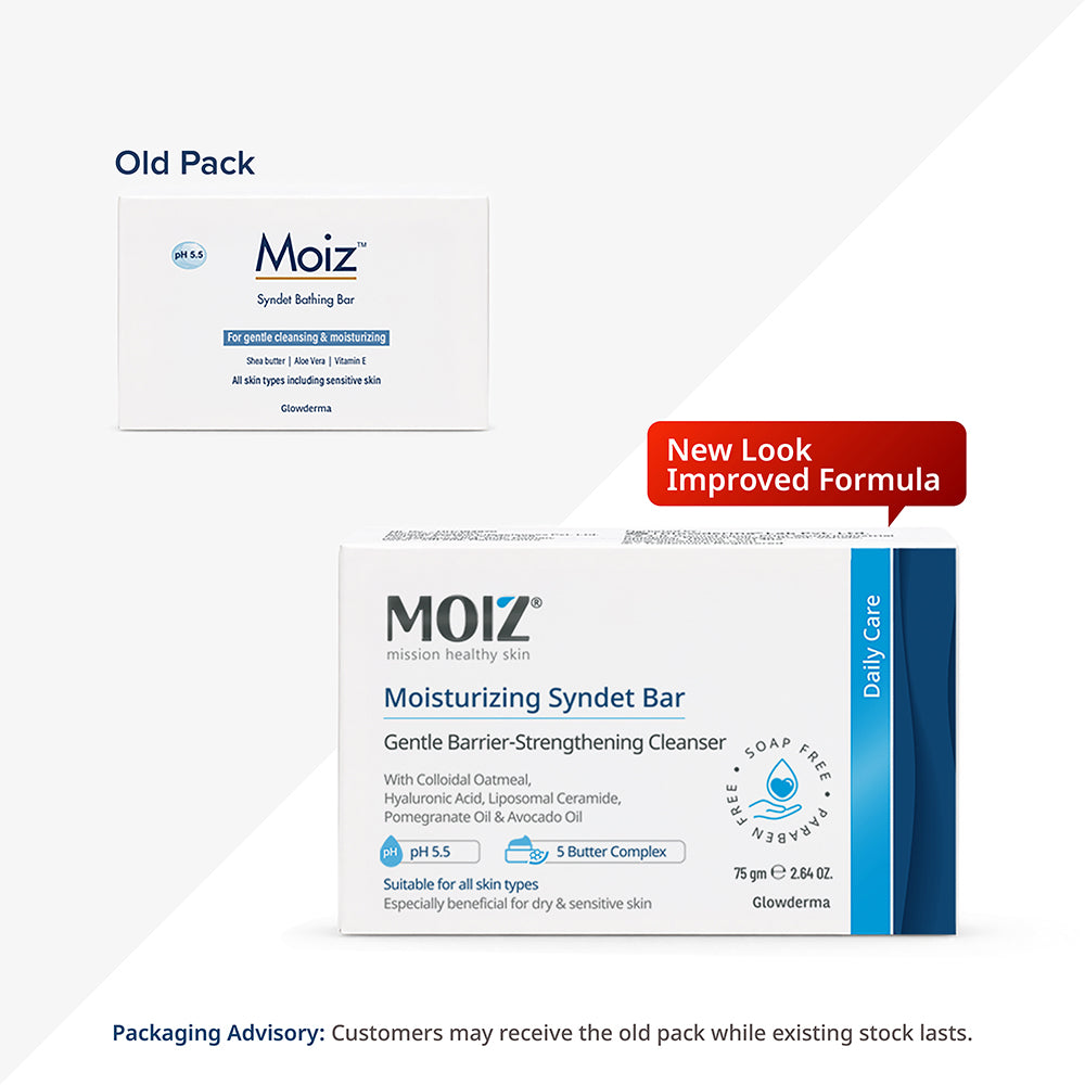 Moiz Moisturizing Syndet Bar - pH Balanced