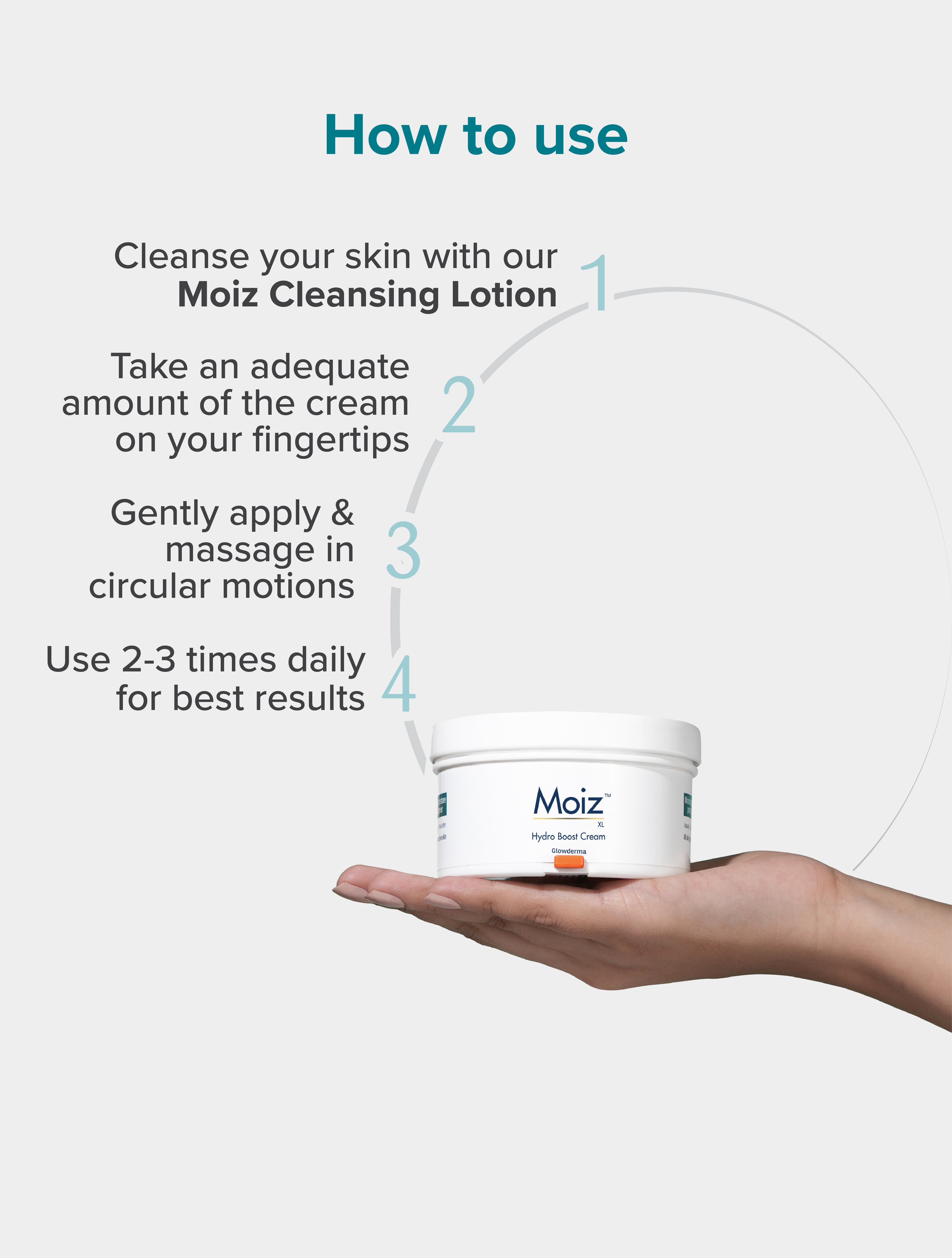 Moiz XL Hydro Boost Cream - Advanced Hydration