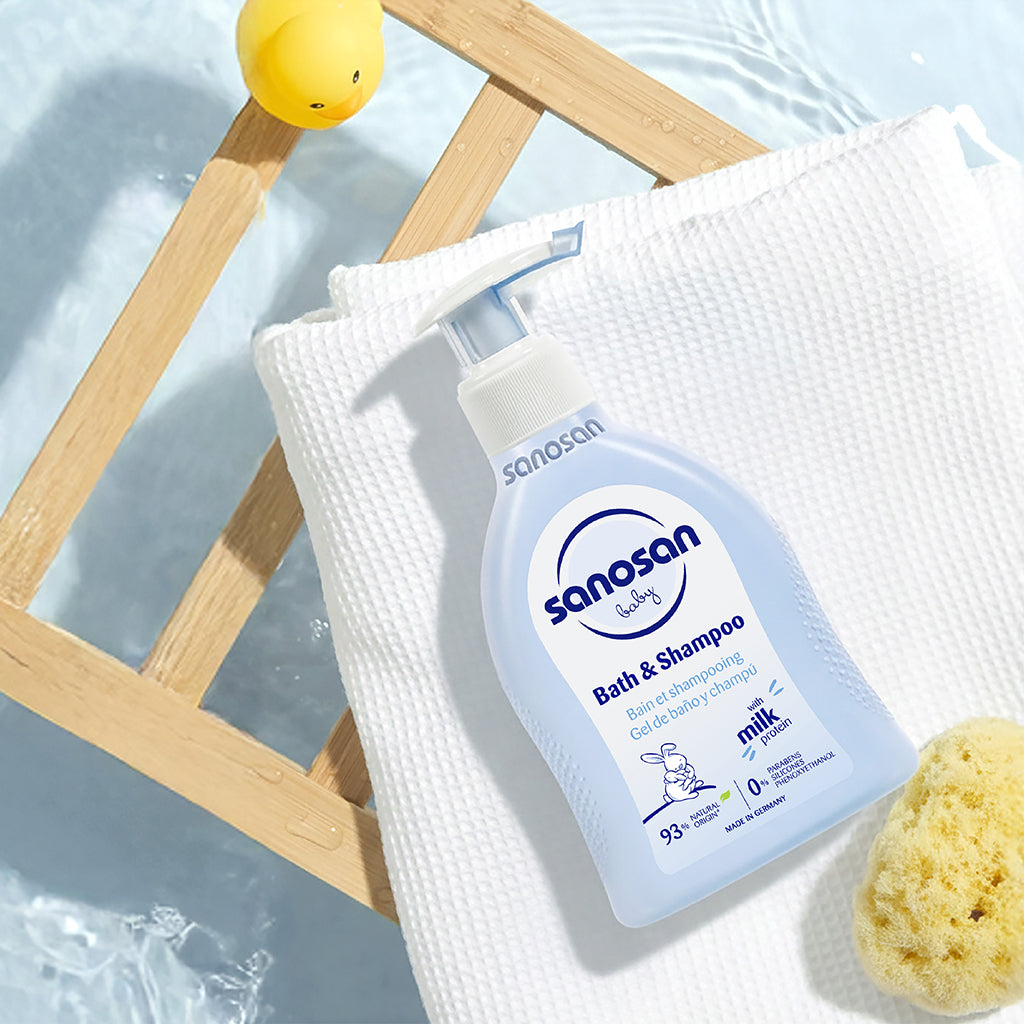 Sanosan Baby Bath & Shampoo -  2-in-1 Gentle Cleanser